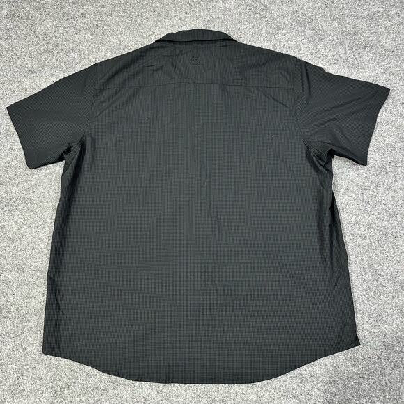 Magellan Outdoors Adventure Gear Loose Fit Black Short Sleeve Fishing Shirt 2XL - Picture 2 of 7